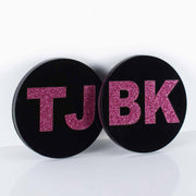 Black Initial Coasters